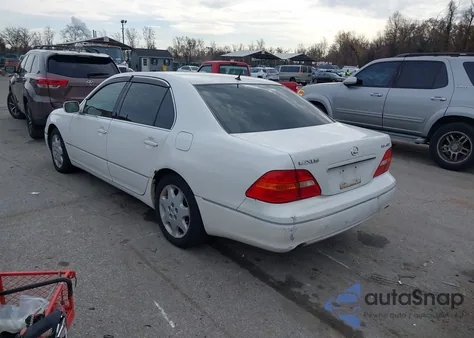 2002 Lexus Ls 430 из США, поврежденный, VIN JTHBN30F420088231